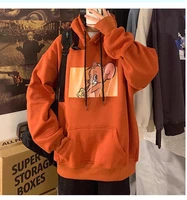 

Winter 2019 men's new multicolor loose-fitting sports hoodie