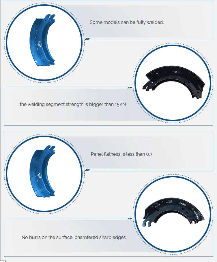 Semi Trailer Brake Shoe 4515q 4515 Brake Shoe Assembly - Buy Brake Shoe ...