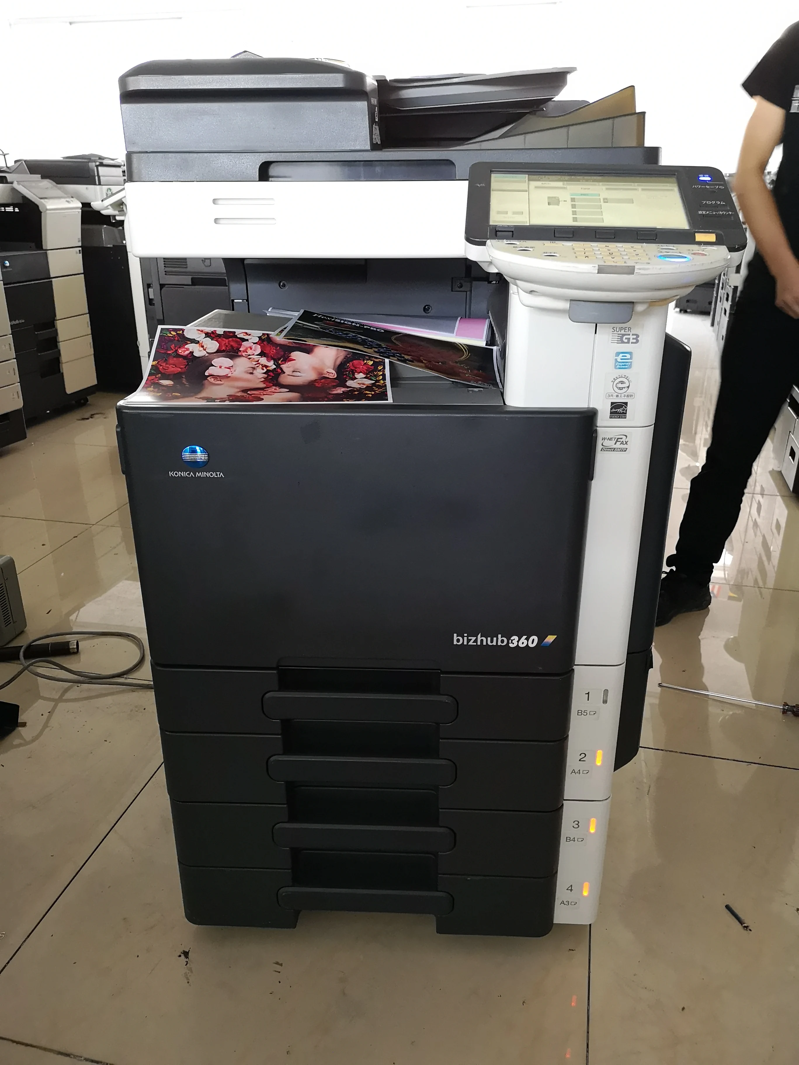 
working used printer photocopier machine for Konica Minolta Bizhub C220 C280 C360 