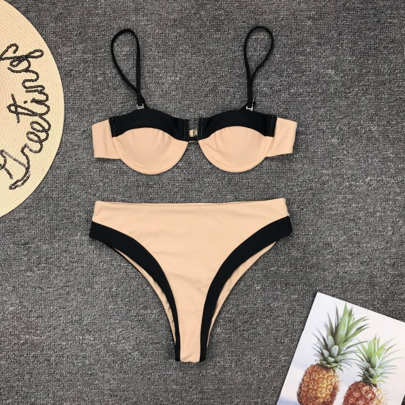 2019 Fashion Girls Sexy Brazilian Beachwear Two Piece Bikini - Buy Two ...