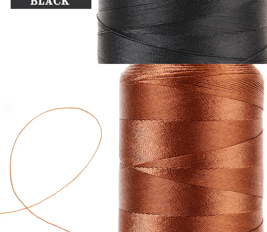 Wholesale Leeons Wholesale Price Bonded Nylon Thread Pro Sewing Weaving  Hair Thread For Hair Extension Wig Making From m.