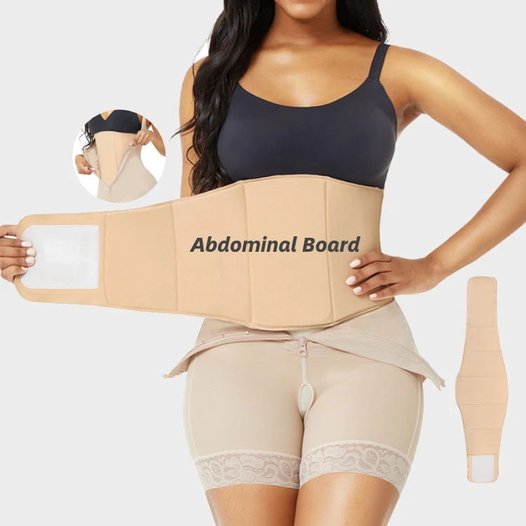 

New Design Tummy Control Women Body Shaper Ab Board Abdominal Post Surgery Compression Belt