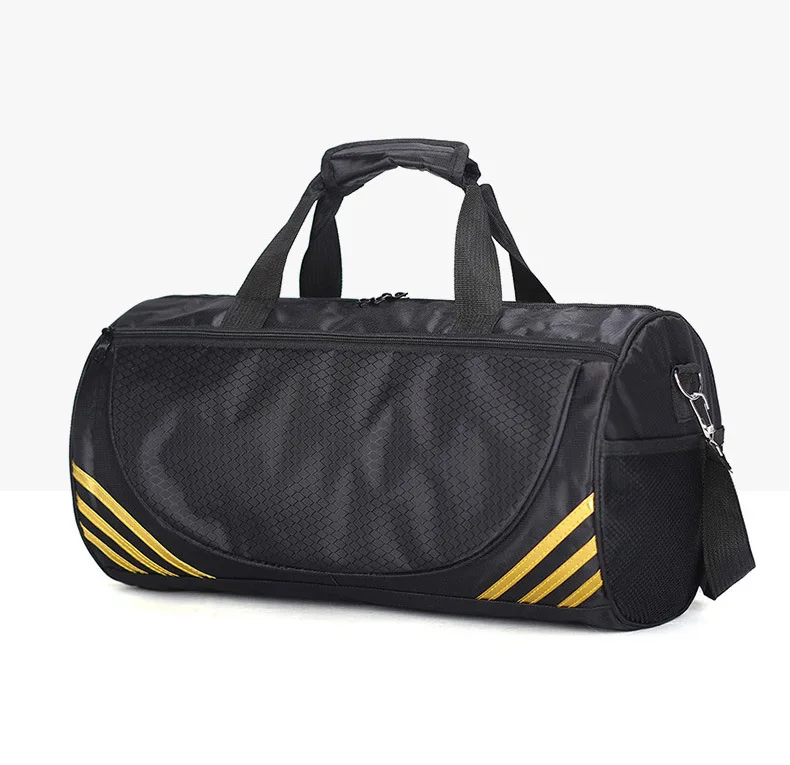 

Wholesale Convenient Waterproof Sports Gym Bag Shoe Compartment Travel Duffel Bag, Yellow,white