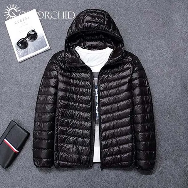 

Factory Supplier Custom Male Outdoor Duck Black Puffer Down Coat Winter Jacket For Men, Customzied