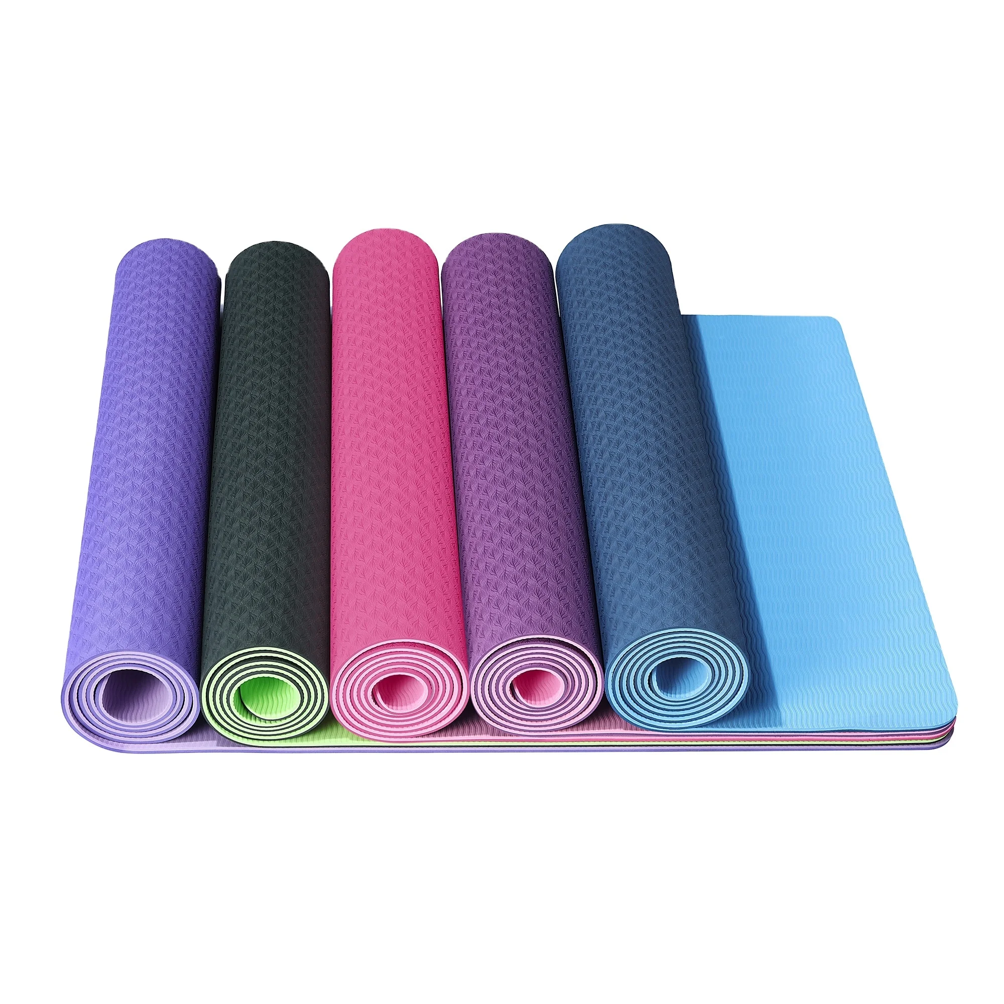 

Exercise Custom Black green color with logo large yoga mat for beach wholesale yoga mats, Customized color