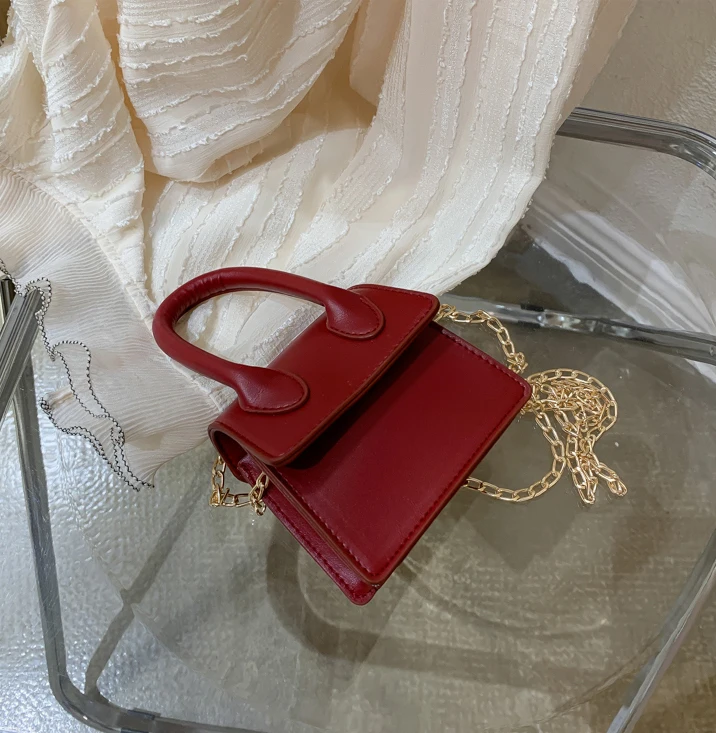 

2021 New Fashion For Personality Small Wallet Children's Handbag All-Match Western Style Single Shoulder Chain Bag Custom, Customized color