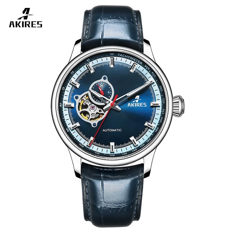 

AKIRES luxury automatic watch oem men low moq 50pcs Japan movement mechanical watch for man