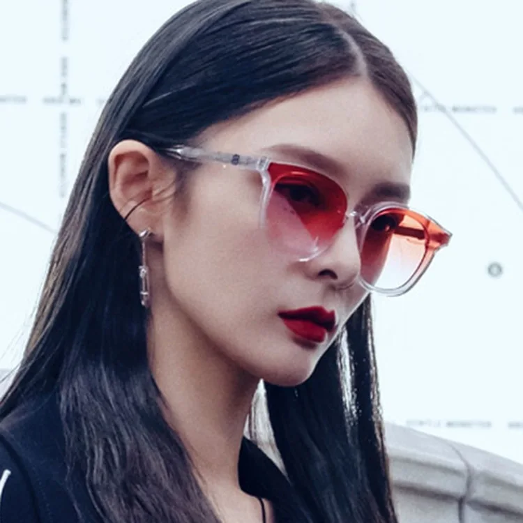 

New Pink Transparent Party Summer Fashion Green girls men Sun Glasses Trendy Chinese Hip Hop Sunglasses, As the pictures show