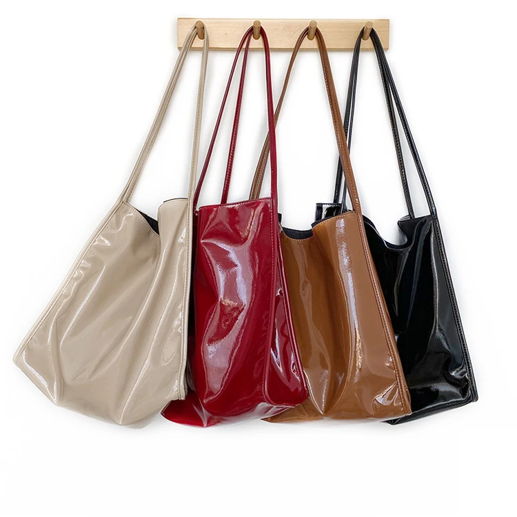 

EG141 New 2020 trending PU leather fall winter waterproof tote handbags for women