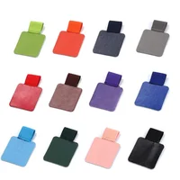 12 Pack Faux Leather Self-Adhesive Sticky Elastic Pencil Pen Loop Holder mskib shop
