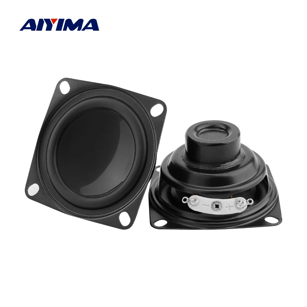 

AIYIMA 2Pcs 2 Inch Full Range Audio Speakers 8 Ohm 5W Home Theater Sound Amplifier Loudspeaker DIY BT-compatible Speaker