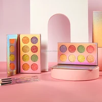 

2019 Wholesale High Pigmented 8 Color Glitter Eyeshadow Palette Shimmer Cosmetics No Brand Eyeshadow