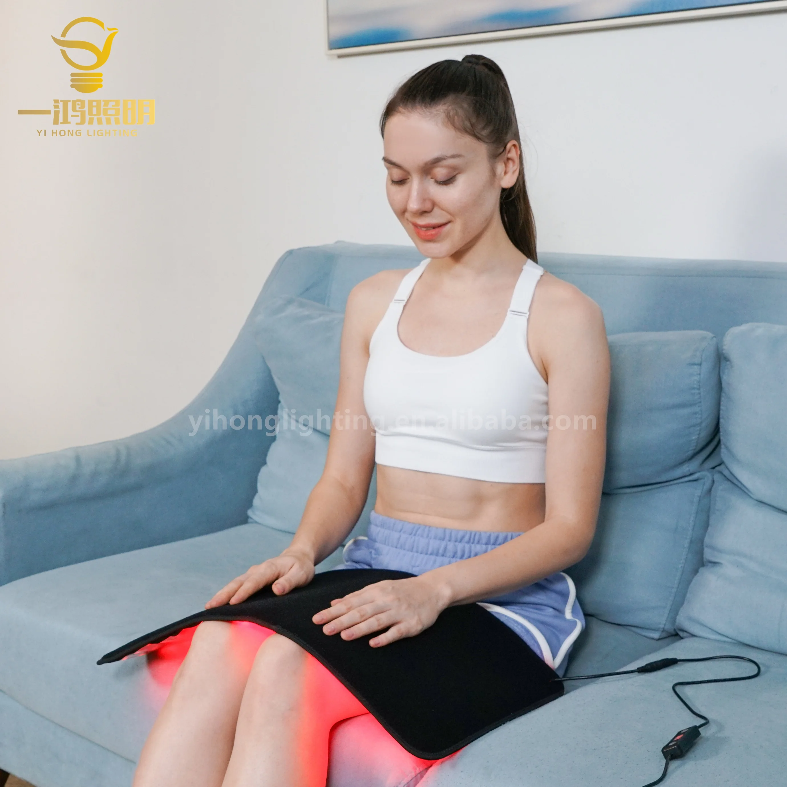 

High Quality 660Nm 850Nm Body Slimming Pain Relief Fat Loss Devices Large Pads Wearable Infrared Red Led Light Therapy Wrap Belt
