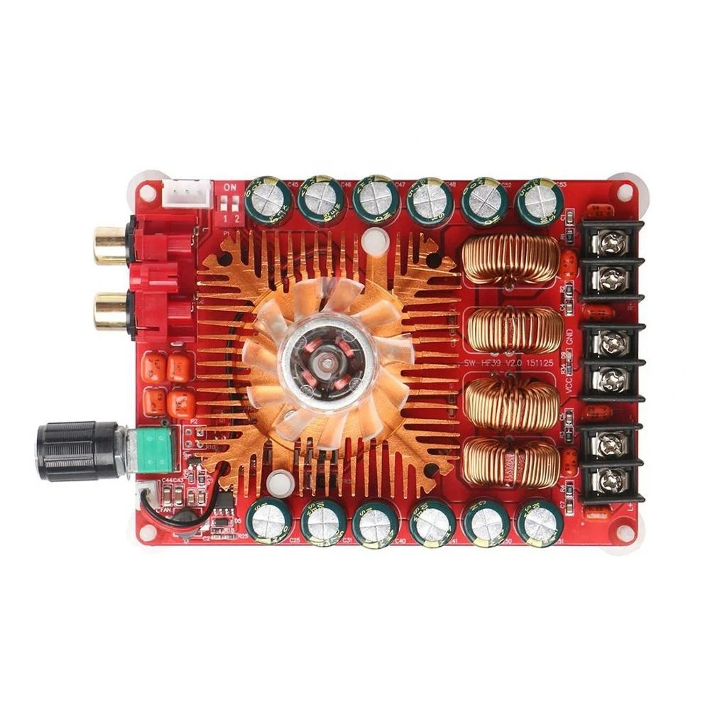 

TDA7498E 2X160W Dual Channel Audio Amplifier Board support Single Channel 24V Stereo Power Amp Module for CarVehicle Computer