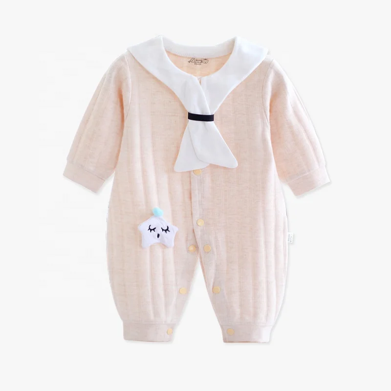 

Newborn one-piece clothes Men and women baby spring and autumn cotton romper