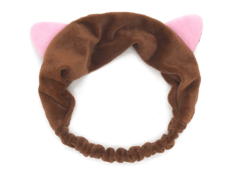Factory Sale Cute Cat Ear Hair Band Makeup Facial Cleansing Beauty 