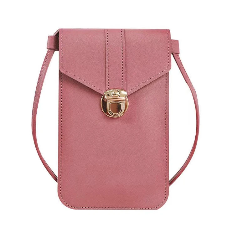 

pu leather small cell phone crossbody bag for girls mobile bag for women wallet purse mini crossbody purse, Grey,pink,red,black,green,blue