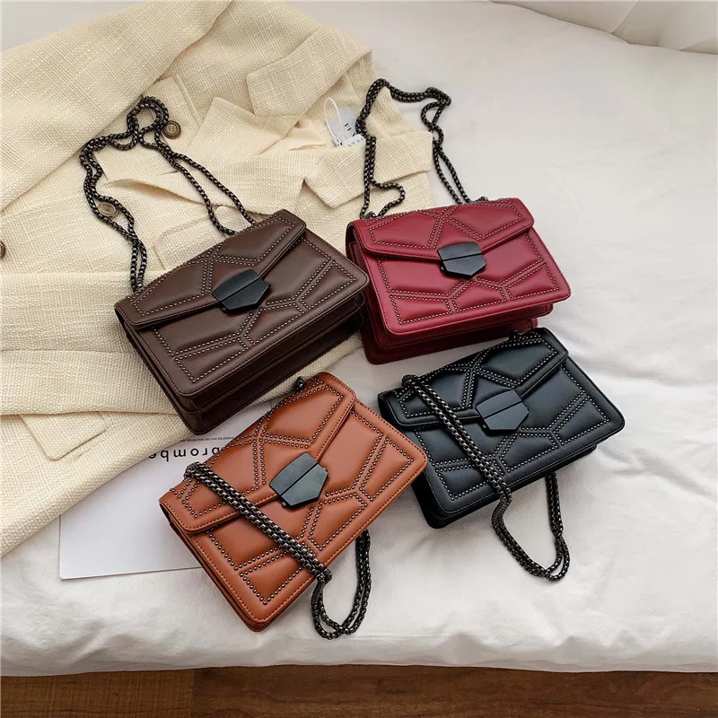

Wholesale Popular Women Hand Bags Chain Purses For Ladies Beautiful Handbags
