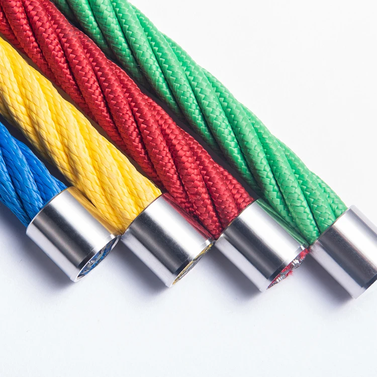 16mm Polyester Kids Indoor Compound Wire Rope With Anti Uv Material