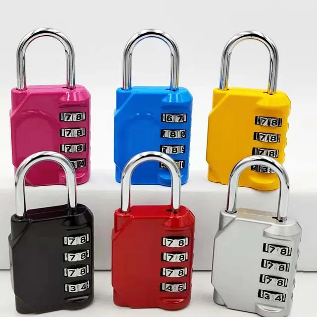 

Wholesale Keyless Gym Sport Locker Safety Padlocks Resettable 4 Digit Combination Password Padlocks