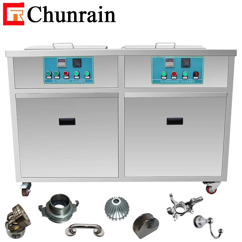 
industrial ultrasonic washing bath with cleaning and drying CR-2216GH 1500L 