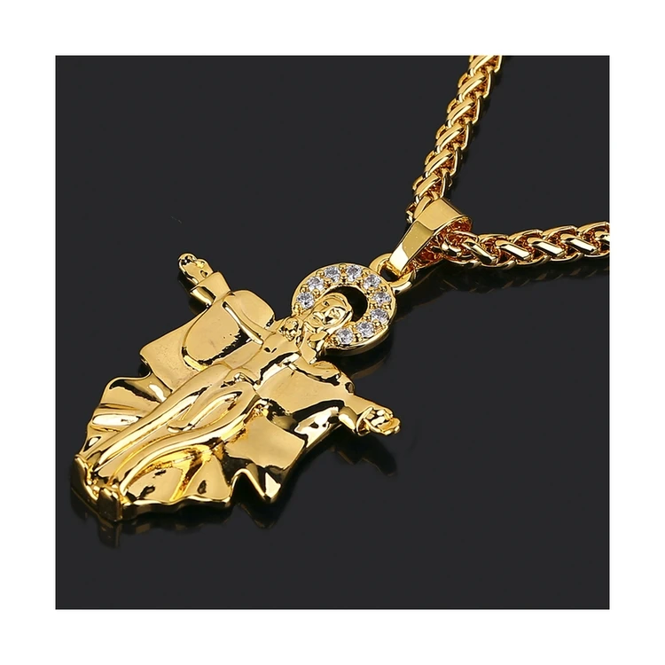 

New style high quality accessories long chain 18k gold modern jewellery necklace for mens