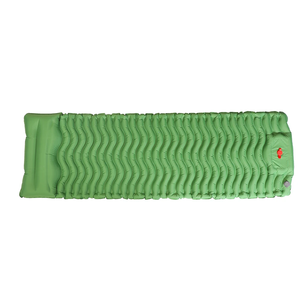 

40D nylon+TPU  490g ultra light inflating camping sleeping pad with Built-in Inflator Pump, Customized color