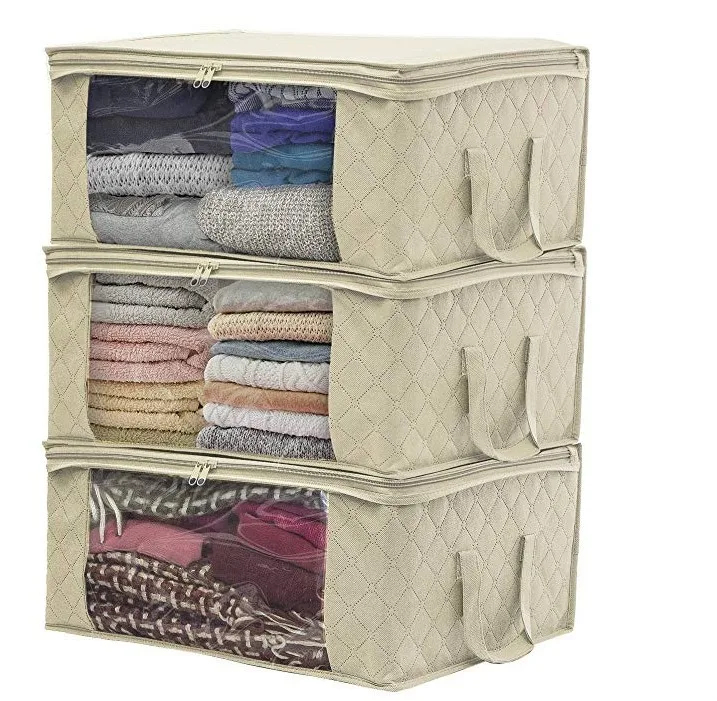 

Large Capacity Storage Bag with Reinforced Handle Upgrade Fabric Bag, Picture color , can be customized