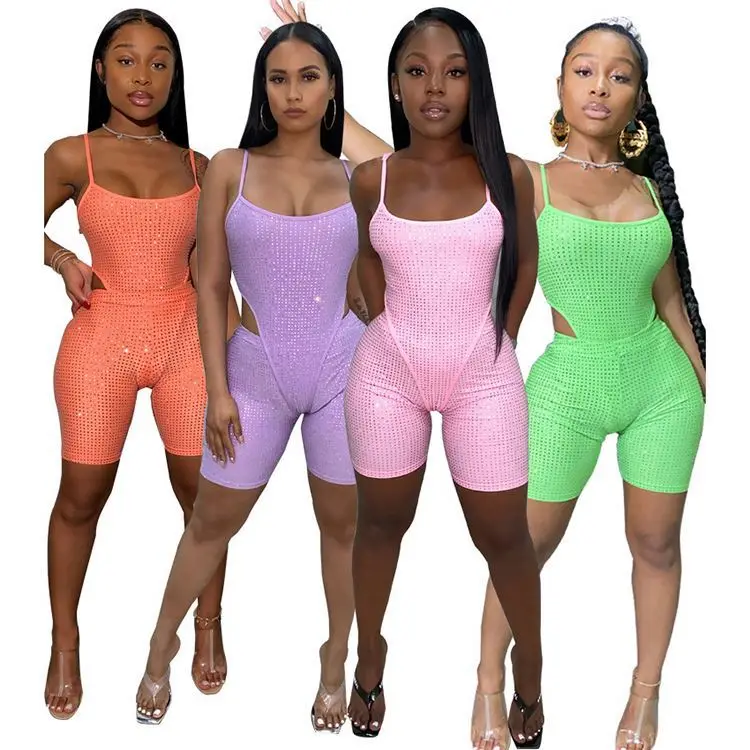 

MISSMOEN Fashionable Spaghetti Strap Short Women Clothes 2021 Summer Bodycon Outfits 2 Piece Set