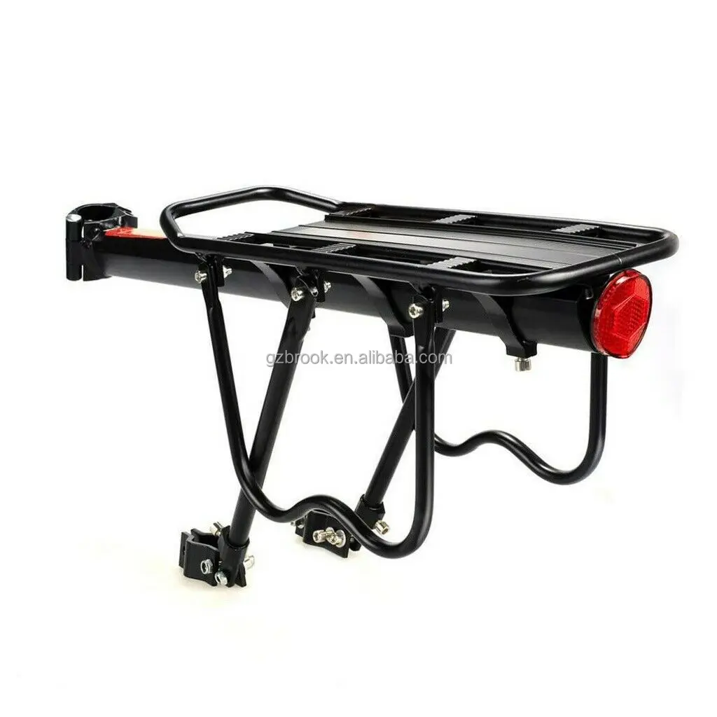 

Factory direct sales heavy duty quick release seat post bike rear rack, Black