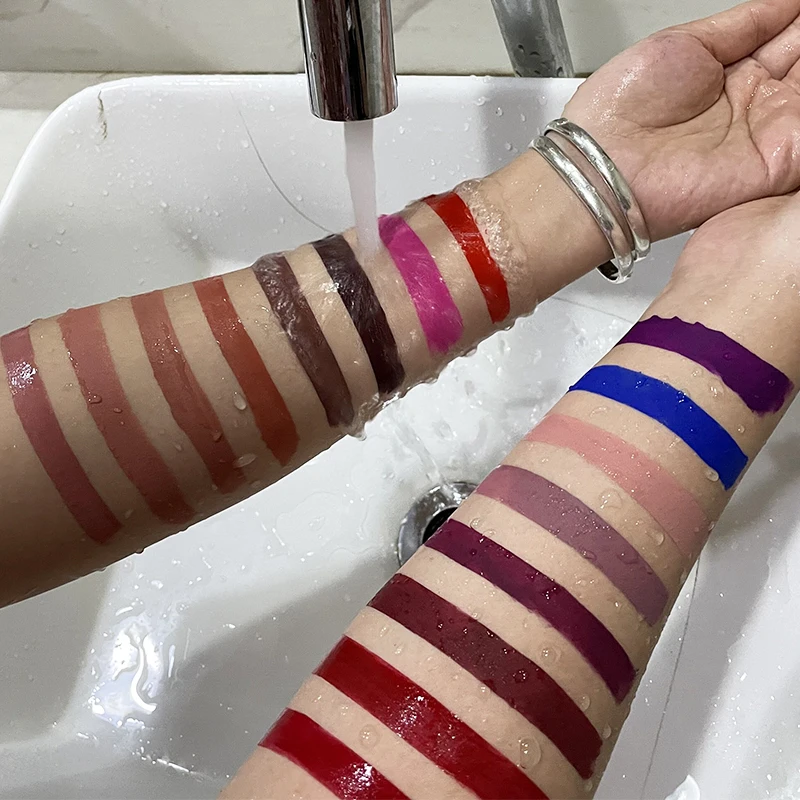 

Lip Tints Custom Vegan Lipstick No Logo Liquid Nude Matte Lipstick