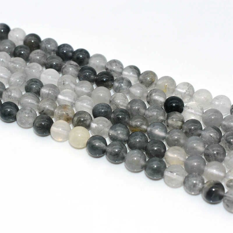 

Trade Insurance  High Quality Natural Cloud Crystal Loose Beads