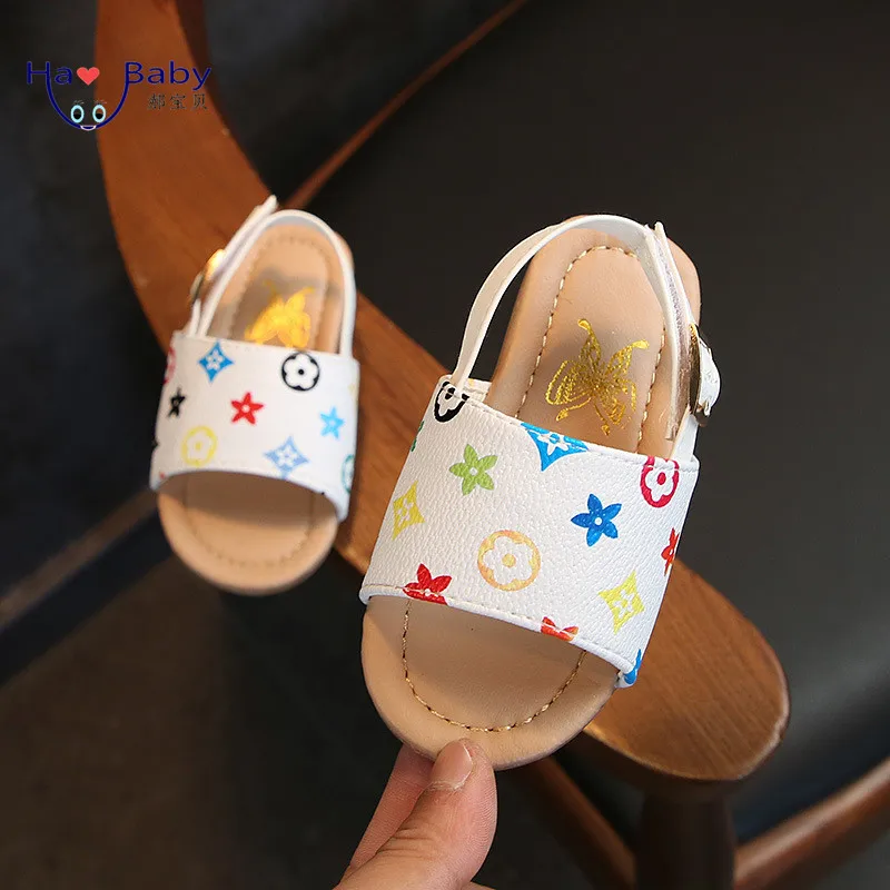 

Hao Baby Summer Non-slip Dress Soft-soled Girls Toddler Shoes Sandals