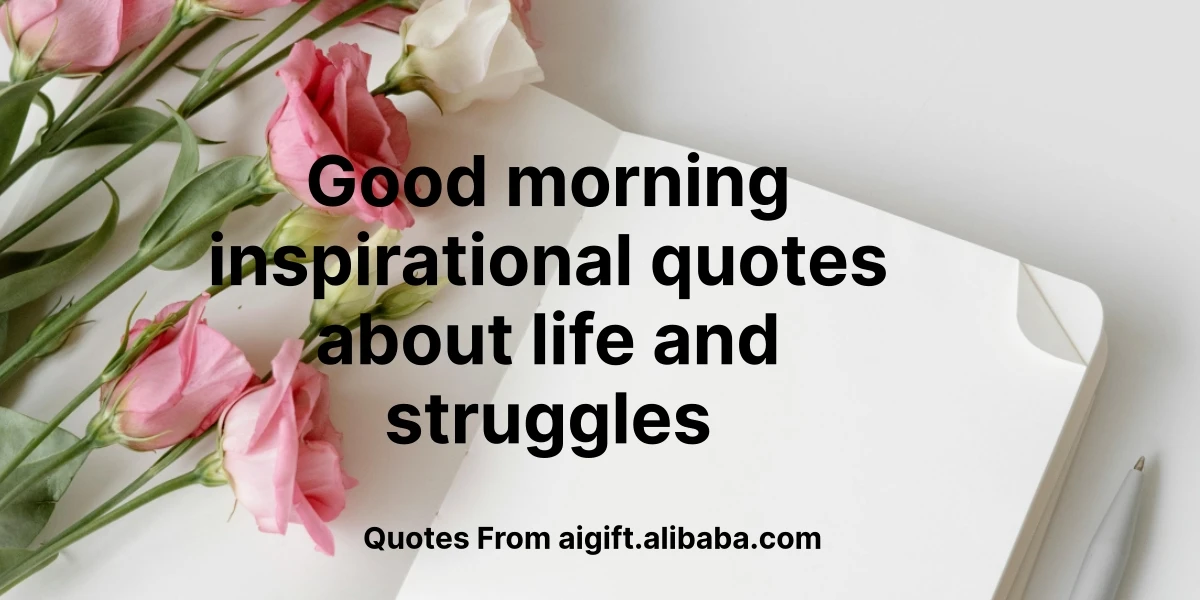 good morning inspirational quotes about life and struggles