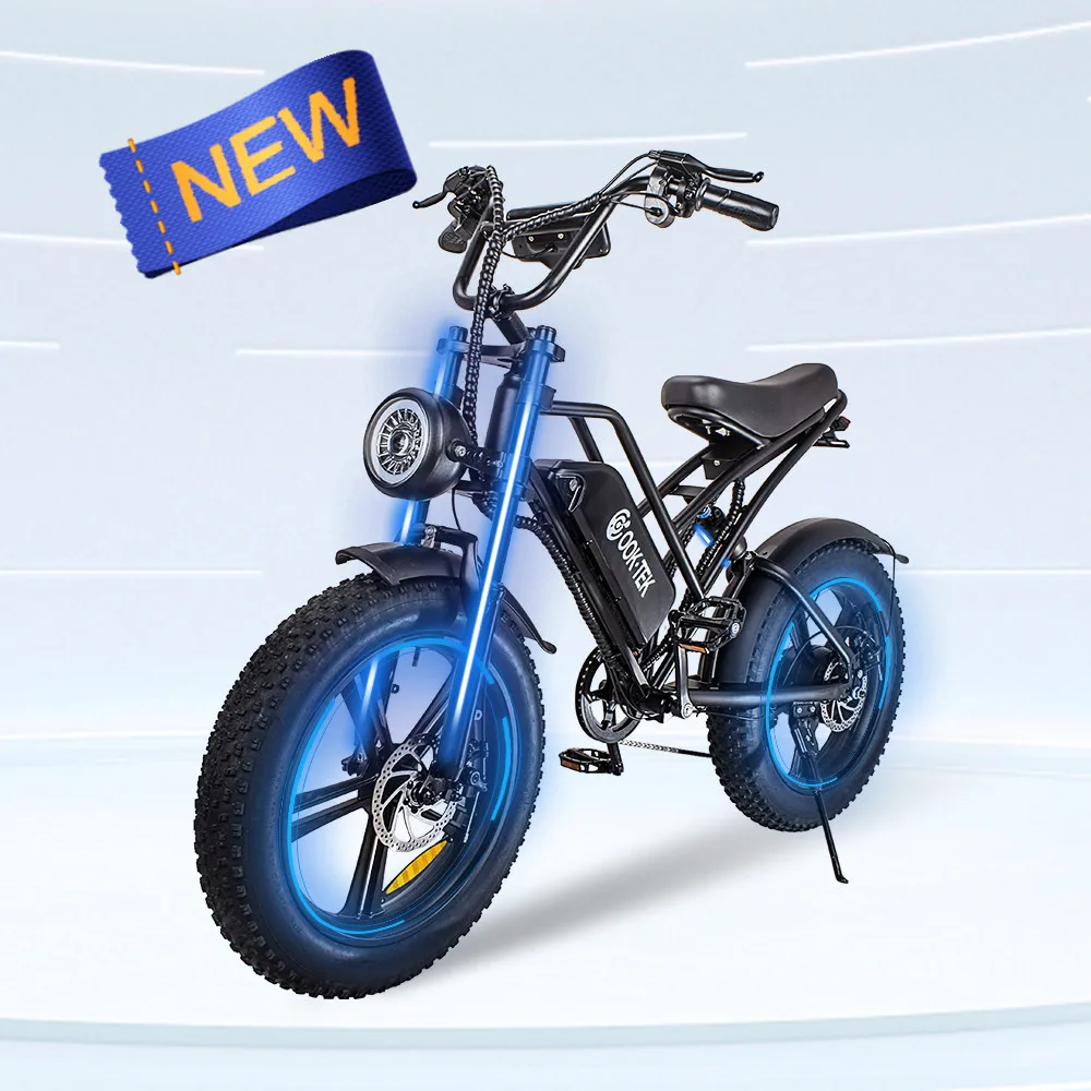 

US Warehouse 2023 New Design 20" 4.0 Fat Tire folding Ebike electric mountain bike Electric bicycle