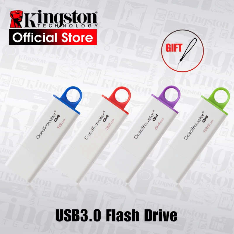 

Kingston USB 3.0 DataTraveler G4 Flash Disk 16GB/32GB/64GB/128GB