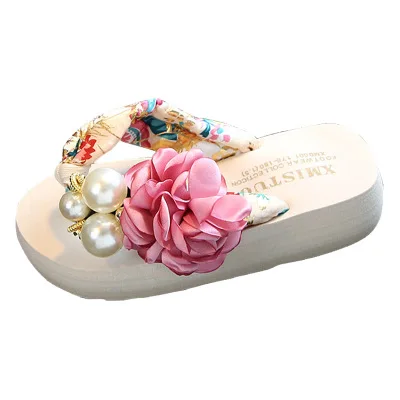 

Fashion New Style Hot Sale Summer Flower Flip-flops Girls Slipper Sandals 2021, Black/purple/red/pink
