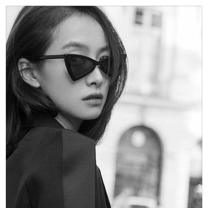 

2021 New Fashion Trend Famous Brand Design Small Frame Sun Glasses Cat Eye Sunglasses for Men Women