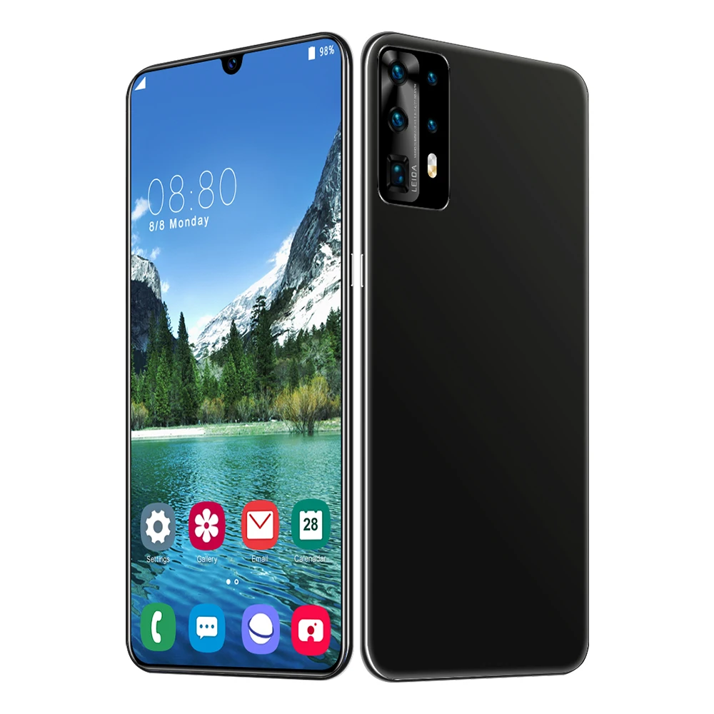 

Hot sale custom cell P40 12 pro max 4g big battery 6.7inch Android card smartphone mobile phone