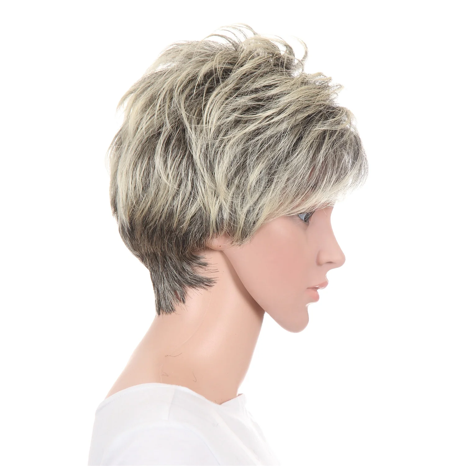 

High Quality Hair Wig Short Curly Cheap Vender Low Price Synthetic Hair Wigs