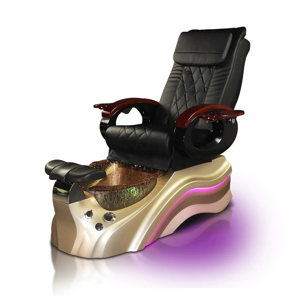 
Wholesale Cheap Modern Luxury Beauty Nail Salon Furniture Electric Reclining Pipeless Whirlpool Foot Spa Massage Pedicure Chair  (60785802307)