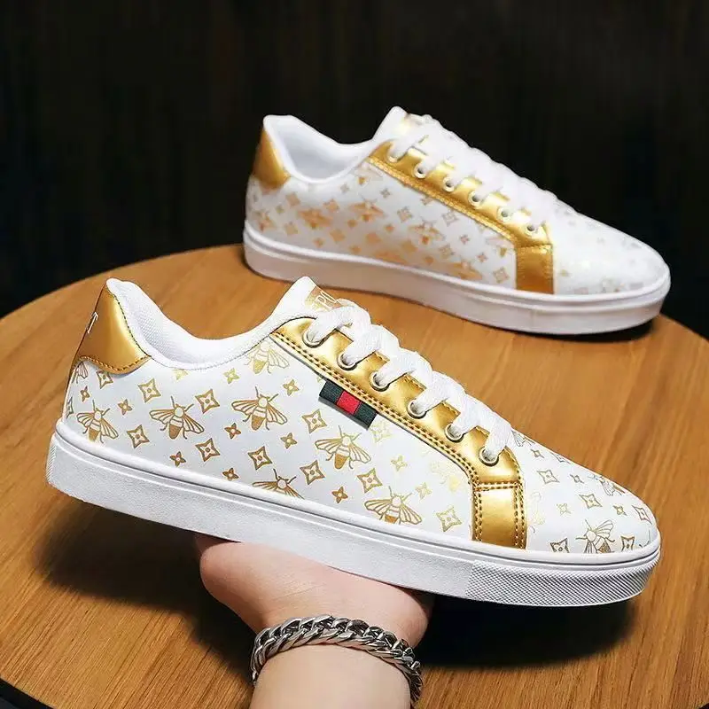 

Luxury fashion trend cloth shoes men's casual shoes Professional Factory, White