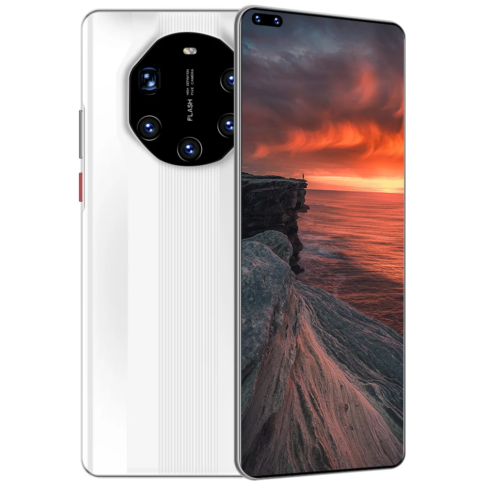 

2021 Hot gamer mobile Phones Mate40 RS Android 12GB+512GB tecno smartphone