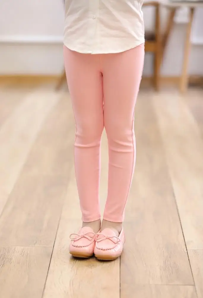 
high quality Kids tights girls cotton candy pant 100% Cotton candy children tight colorful jean style leggings 