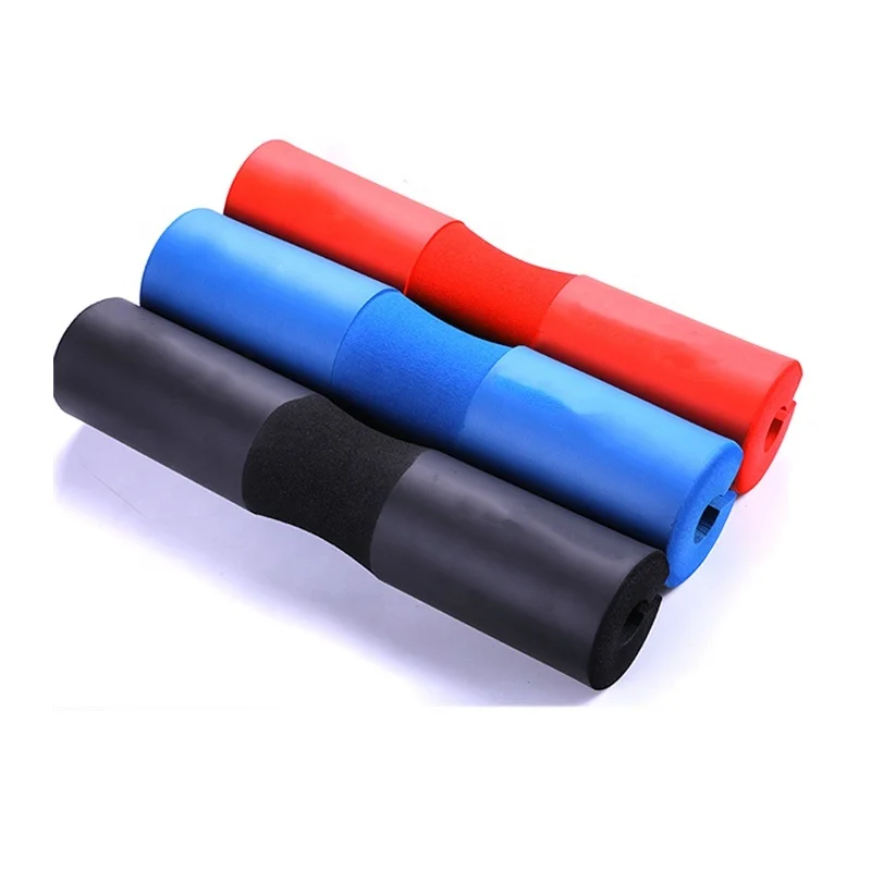 

Professional Black Fitness Training Eco Friendly Weightlifting Shoulder Protective Custom Logo Foam Squat Barbell Pad, Black, blue, pink