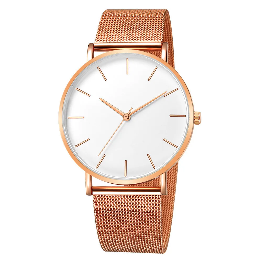 

Milan mesh belt leisure ladies watches women quartz waterproof watch man1men's fashion watches wholesale