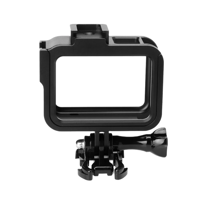 

HOT CNC Aluminum Alloy Frame Case Housing Protective Shell Cover Mount for gopro Hero8 Black Cage Camera Accessories with Base