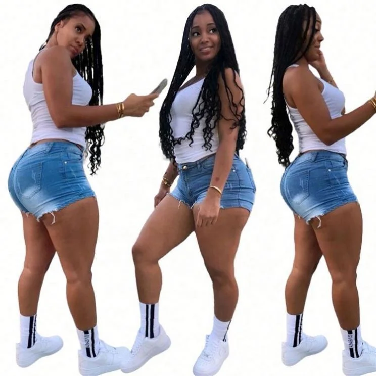 

Wholesale Price Pantalones Jeans Summer Casual Popular Woman 2021 Women Denim Shorts Pants