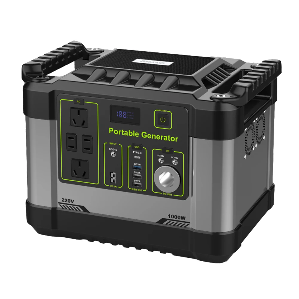 

Power supply Factory Price 1kW Portable Lithium 110V 220V 230V for Home Outdoor