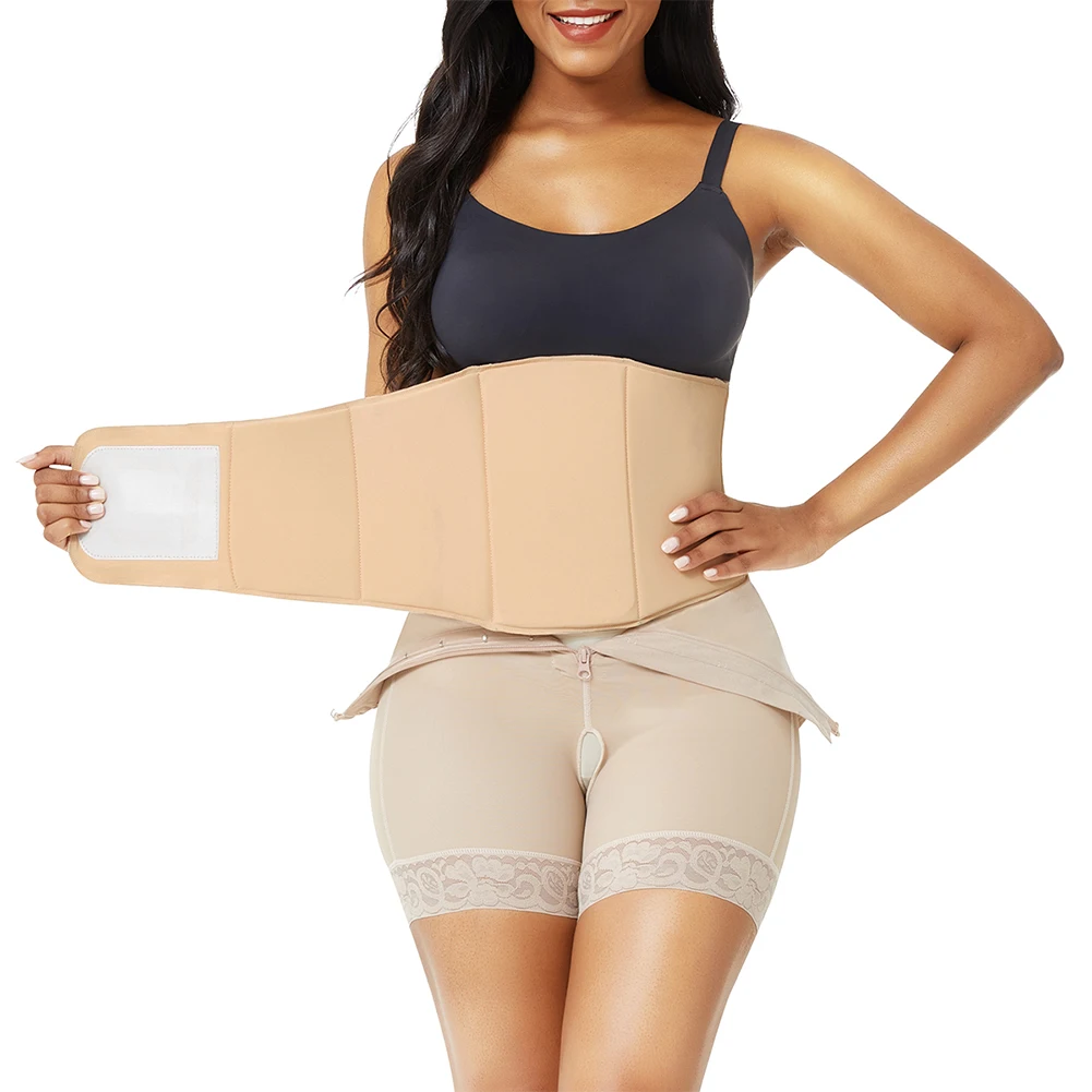 

Corset Secret Abdominal Compression Board 360 Liposuction Foam Ab Post Surgery Flattening Postpartum Waist Cincher For Women